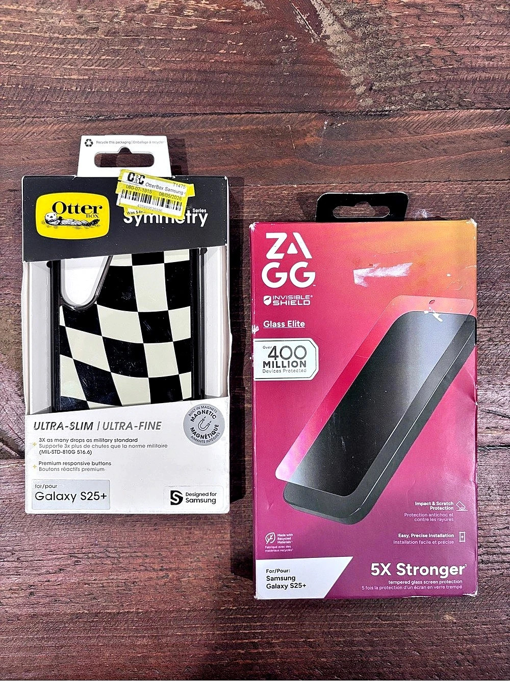 Samsung Galaxy S25+ OtterBox Symmetry Case  + ZAGG screen protector Bundle NWT